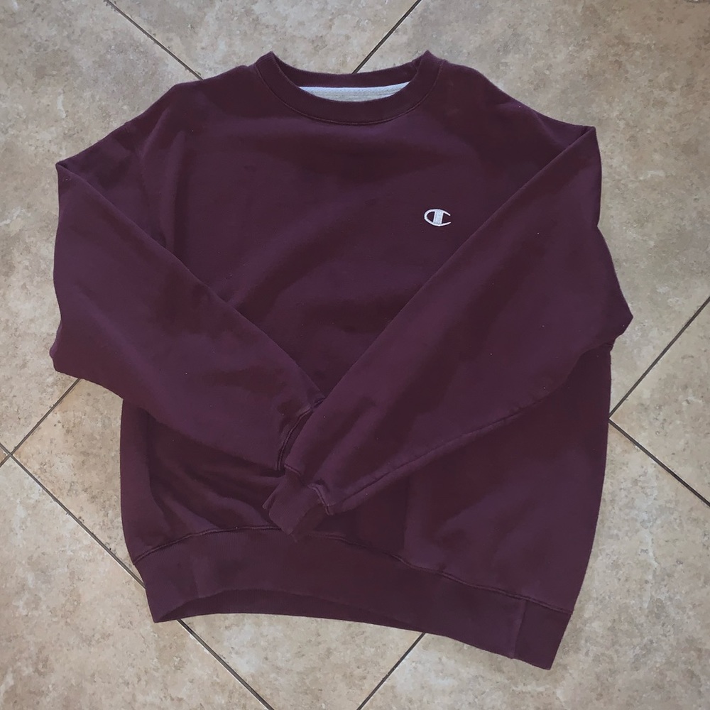 Maroon champion sweatshirt
